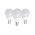 KIT 3 LAMPADINE LED MINI GOCCIA E14 5W LUCE FREDDA 6000°K