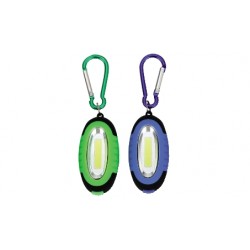 MINI TORCIA 1W COB CON MOSCHETTONE DISPL BOX 24