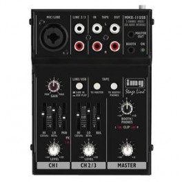 MIXER 2 CANALI CON INTERFACCIA USB MMX111USB