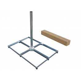 SUPPORTO BALCONE Supporto per balcone* con una lunghezza di 75 cm per posizionare parabole satellitari esposte a venti forti  Un