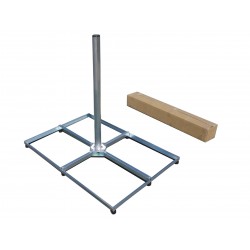 SUPPORTO BALCONE Supporto per balcone* con una lunghezza di 75 cm per posizionare parabole satellitari esposte a venti forti  Un