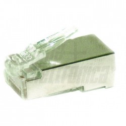 Spina schermata   RJ45 8P8C   Cat 6   A Spina schermata   RJ45 8P8C   Cat 6   AWG24 26   rigido + flessibile