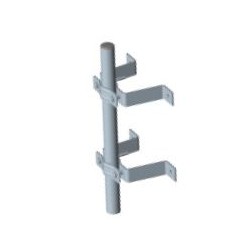 ZANCA DI SUPPORTO CM 10 C/PALO CM 50