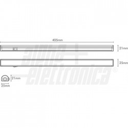 BARRA LED 40,5CM72LED3528 6W23 