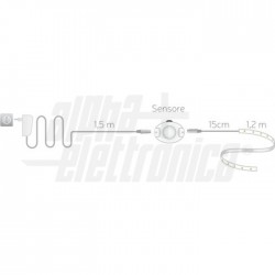 Kit nastro led con sensore PIR 3000K 