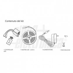 Kit nastro led regolabile 3000 6000K 