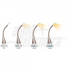 Lampada da tavolo Led Touch USB Silver 