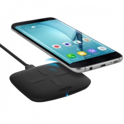 Puro Fast Charger Wireless Charging Station a Induzione  iPOWER  QI, Input/Output 2A Nero
