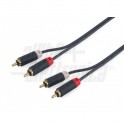 CAVO AUDIO 2RCA 2RCA GOLD 2m BLISTER HQ 