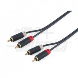 CAVO AUDIO 2RCA 2RCA GOLD 2m BLISTER HQ 