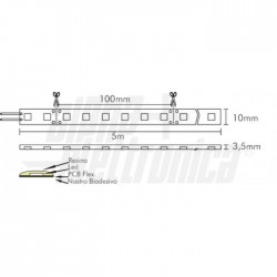 N LED B 5m 60L/m 5050 24V14,4W/m BF IP65 