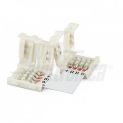 Set 10pz pcb a L 10mm 4 poli RGB 