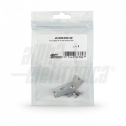 Kit 2 tappi 4 viti per profilo 090 