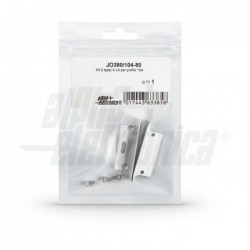 Kit 2 tappi 4 viti per profilo 104 