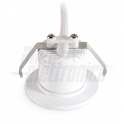 Faretto led 3W 700mA 3000K Rot  Alim inc 