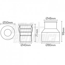 FARETTO INC  1LED 3W 24V BIANCO