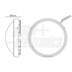 FARETTO LED 230V 12W 4000K IP6 