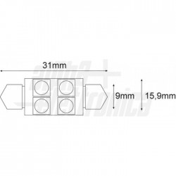 LED AUTOMOTIVE FEESTON 10 30 V 1 WATT