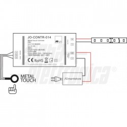 DIMMER STEP SENS METALTOUCH 12 
