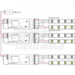 TELECOMANDO RF RGBW PER JO CONTR 241 
