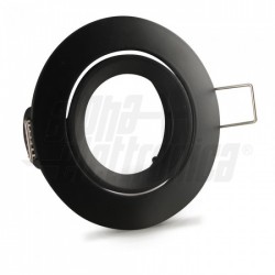 SUPPORTO LAMP LED NERO GU5,3+C 