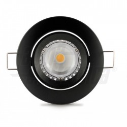 SUPPORTO LAMP LED NERO GU5,3+C 