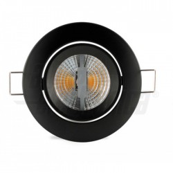 SUPPORTO LAMP LED NERO GU5,3+C 