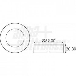 SUPPORTO LAMP PLASTIC LUCIDO G 