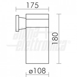 SUPPORTO PER LAMPADA GRIGIO IP 