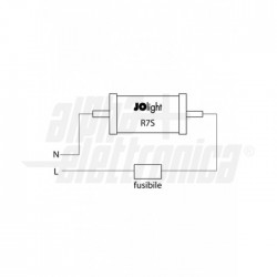 LAMP LED R7S 230V 16W 4000K LUNGHEZZA 189mm