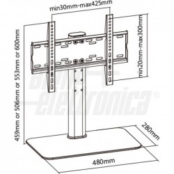 SUPPORTO TV LED DA TAVOLO 