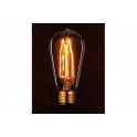 EDISON CAOS ST64 DECO 30W E27 INCAND  60LM 2200K ON