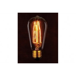 EDISON CAOS ST64 DECO 30W E27 INCAND  60LM 2200K ON