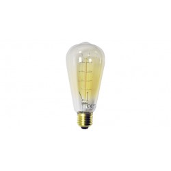 EDISON CAOS ST64 DECO 30W E27 INCAND  60LM 2200K ON