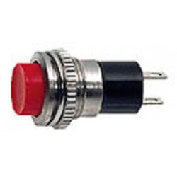 PULSANTE CON AUTORIT NC NERO 