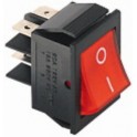 INTERRUTTOE  BIPOL LUMINOSO ROSSO 