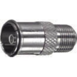 ADATTATORE PRESA  F / PRESA  COAX TV 