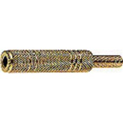 PRESA 2 POLI 6,3 MM DORATA 