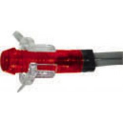 SEGNALATORE AL NEON ROSSO 220V 