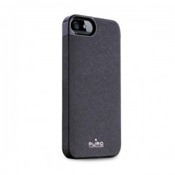 Puro Cover iPhone 5 / 5S / SE Ecopelle Nero