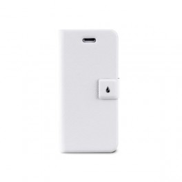 Puro Cust Iphone 5 / 5s / SE   slim   Con Sticker 3m Interno Ecopelle Bianco