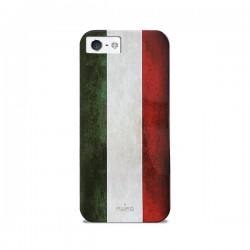 Puro TPU Cover iPhone 5 / 5S / SE  italian Flag   Logo Beige