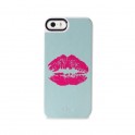 Puro Cover Iphone 5 / 5s/SE   kiss   Azzurro Bacio Rosa