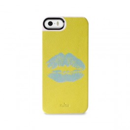 Puro Cover Iphone 5 / 5s/SE   kiss   Verde Lime Bacio Azzurro