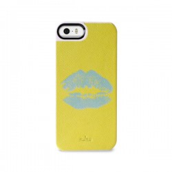 Puro Cover Iphone 5 / 5s/SE   kiss   Verde Lime Bacio Azzurro
