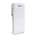 Puro Custodia   vip   Con Flip Vert  Iphone 5/5s/SE Bianco Interno Verde