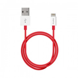 Puro White Cavo Apple 2 4A Mfi Ipod/iphone/ipad Rosso