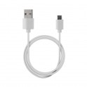 Puro White Cavo Micro USB TPE 1A 1m Bianco
