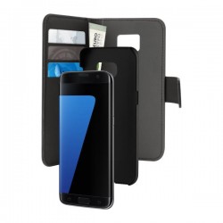 PURO Samsung Galaxy S7 EDGE BOOK NERO CON FLIP ORIZZONTALE