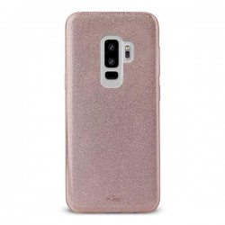 Puro Cover PC+TPU Shine per Samsung Galaxy S9+ 6 2  Oro Rosa